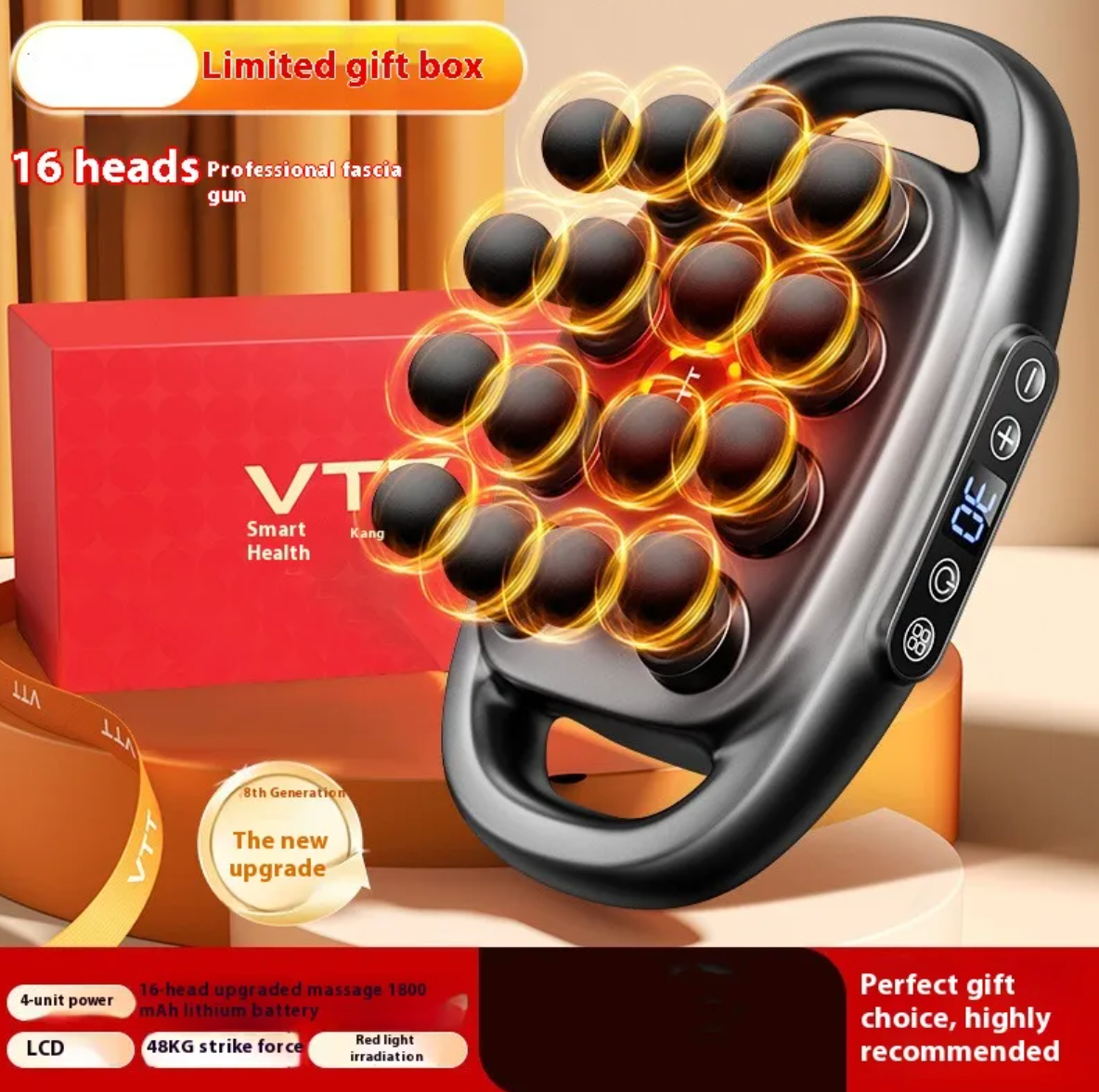Multi-Mode Deep Tissue Massage Gun