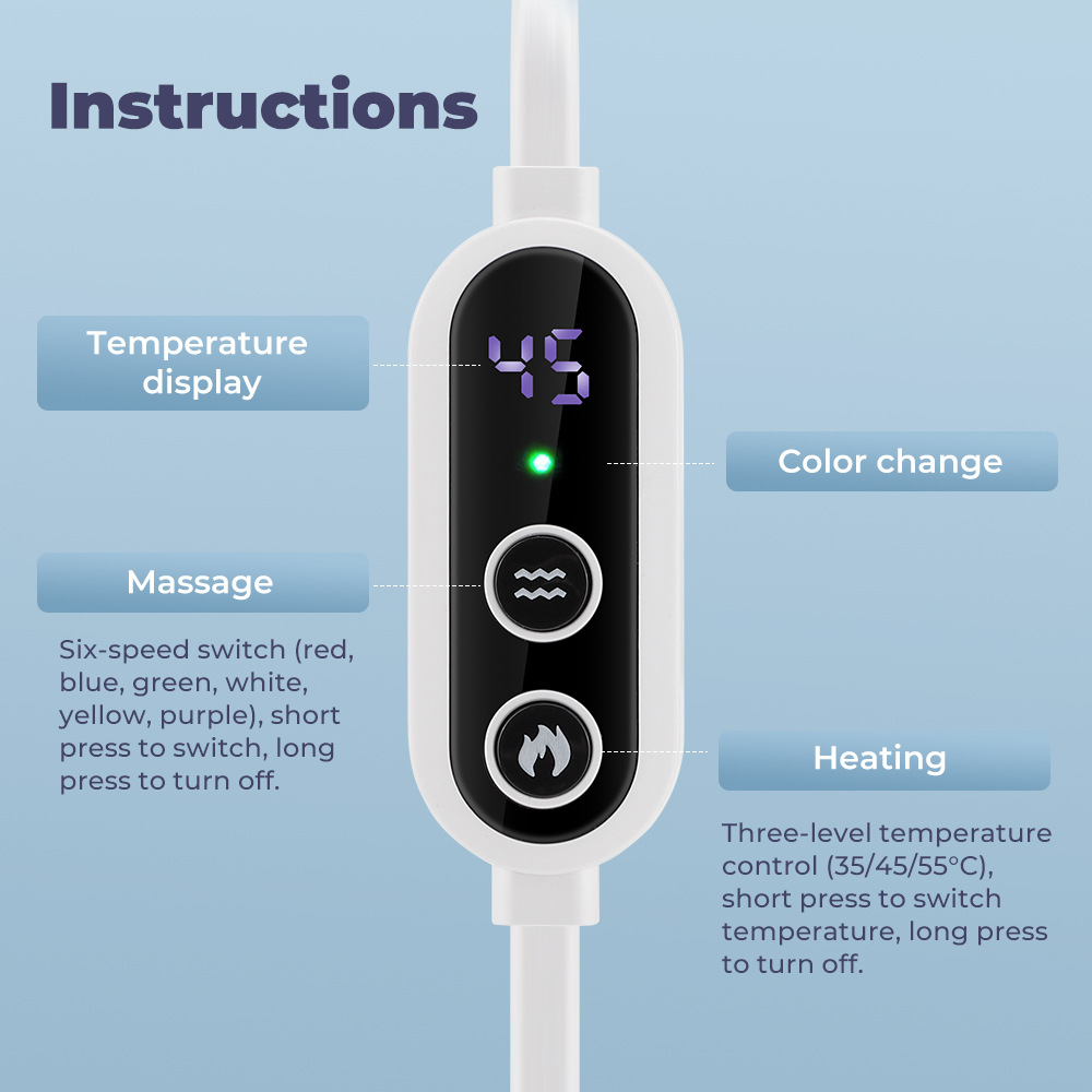 3-Level Hot Compress Electric Steam Eye Mask