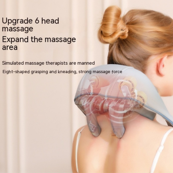 Cordless Shoulder Kneading Massager with Heat
