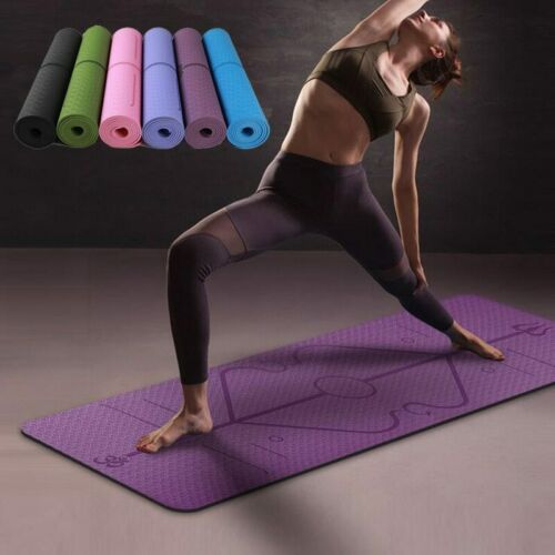 Non-Slip TPE Yoga Mat — Eco-Friendly & Cushioned