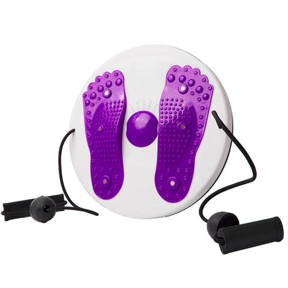 Ab Twist Waist Disc Board,Adjustable Waist Trainer Twisting Disc with Handles,Waist Slimming Balance Rotating Disc with Massage Foot Sole for Slimming Waist Arms Hips and Thighs