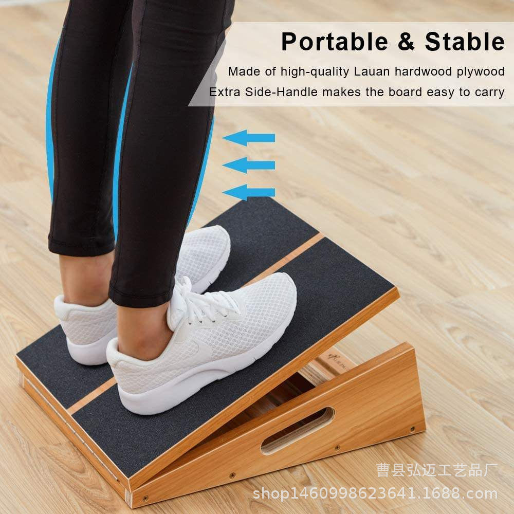 Wooden Balance Board — Fitness & Stretching Trainer