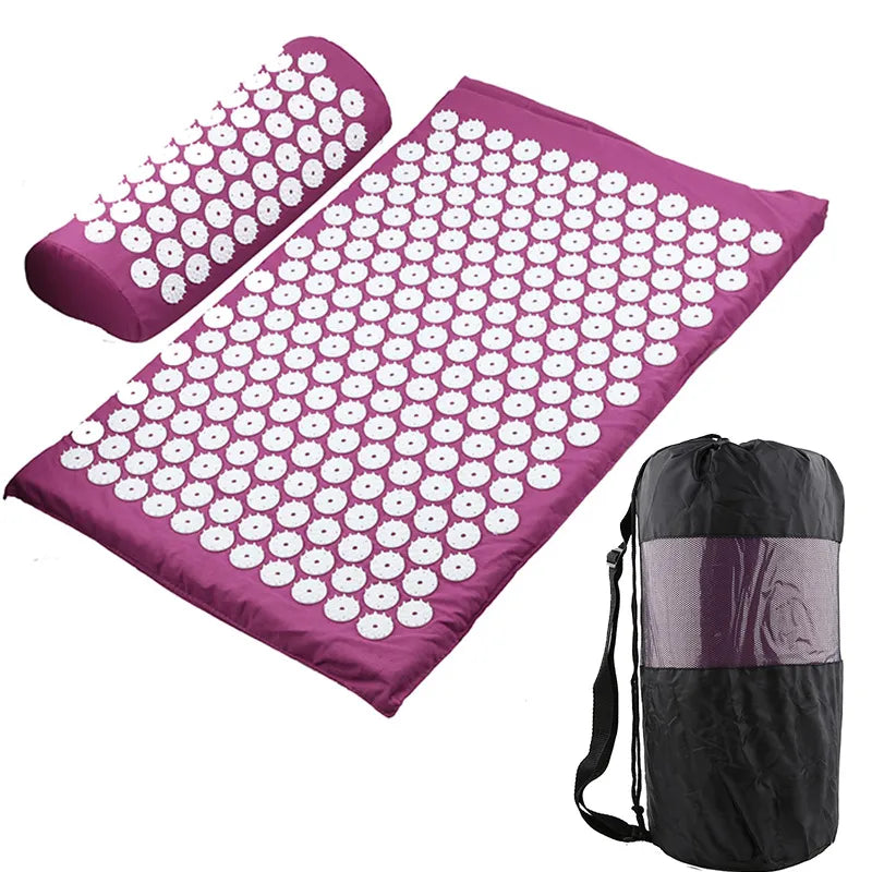 AcuRelief Acupressure Mat & Pillow Set