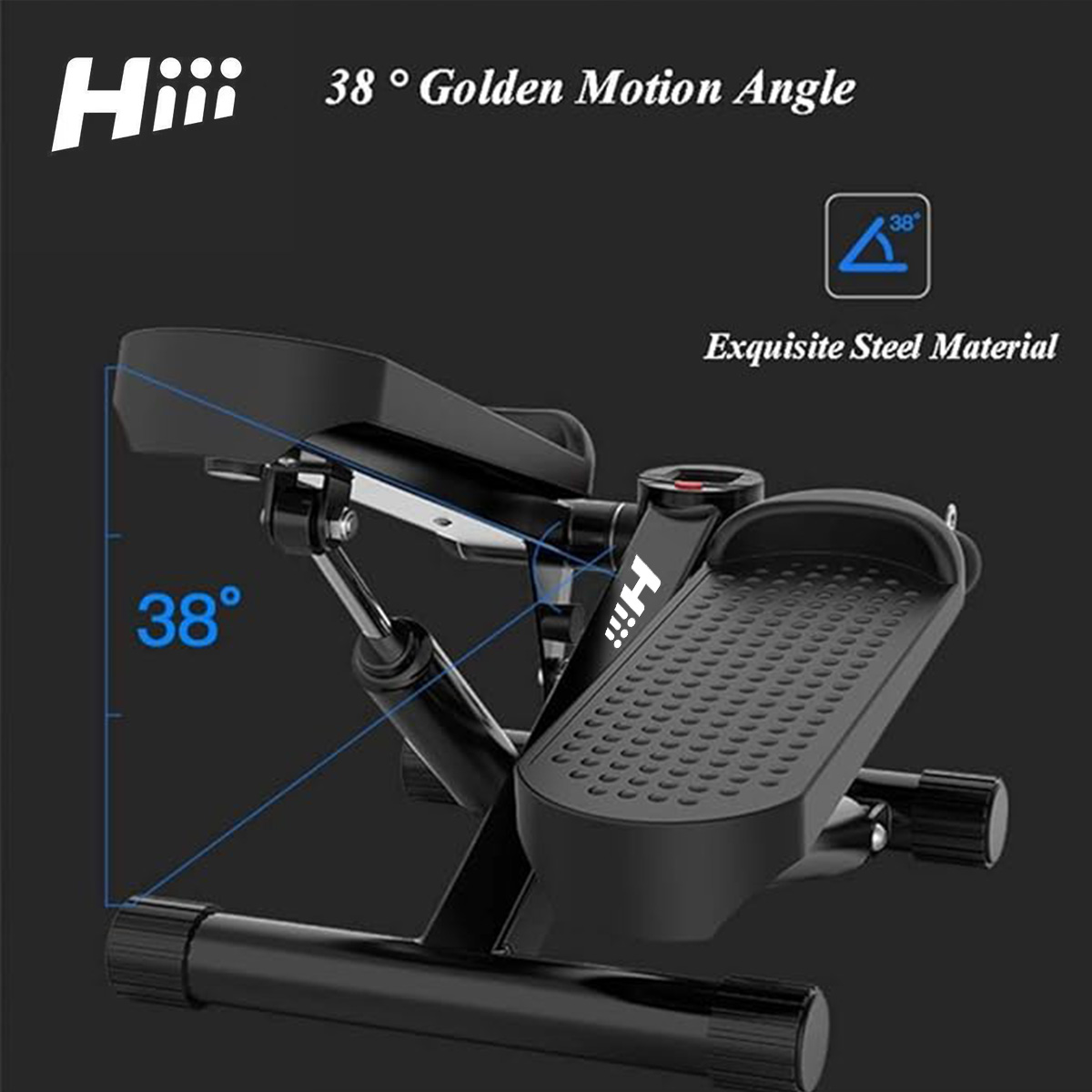 Stair Stepper with Resistance Bands — Cardio Trainer
