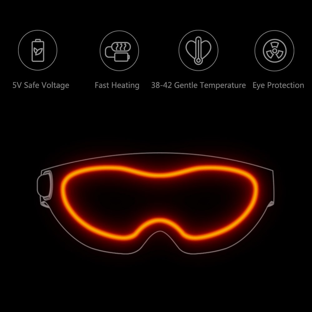 3D Heated Eye Mask for Fatigue Relief and Eye Care