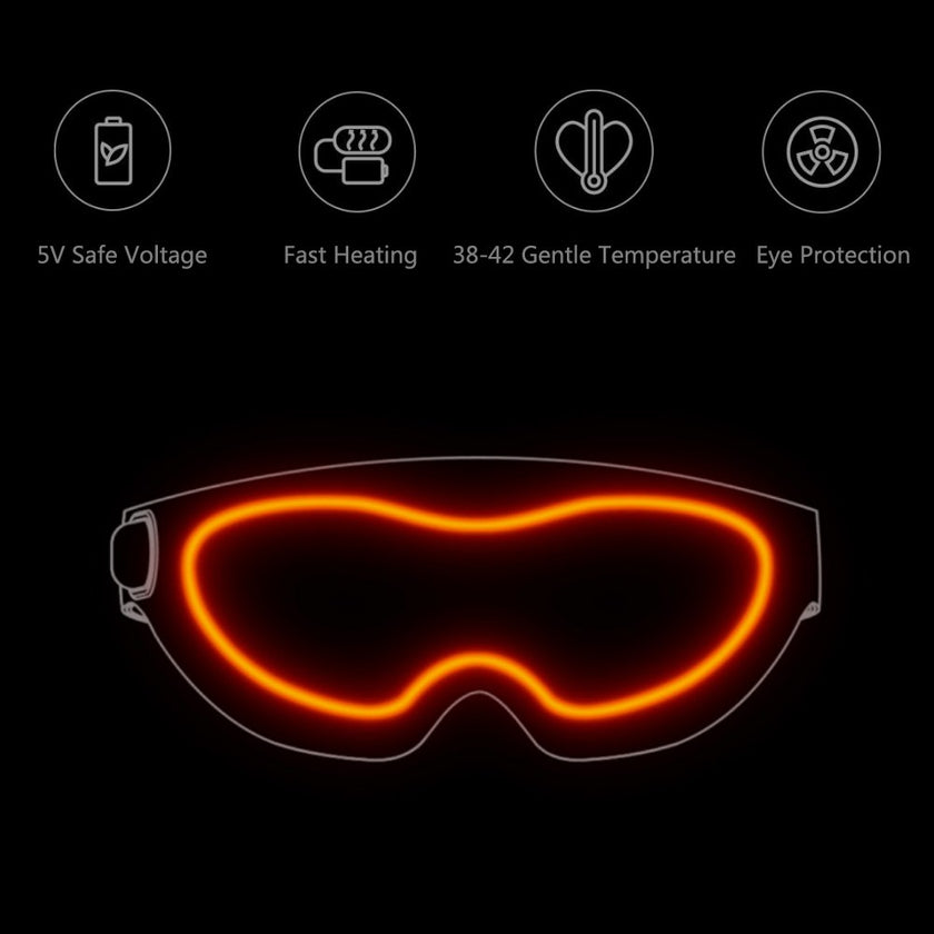 3D Heated Eye Mask for Fatigue Relief and Eye Care