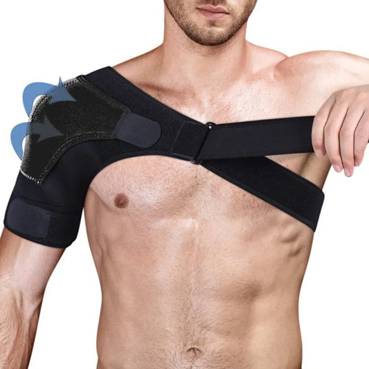Shoulder Brace for Men and Women for Torn Rotator Cuff,Arm Sling Shoulder Immobilizer,Shoulders Compression Sleeve and Support for Pain Relief,Adjustable, Suitable for Both Left and Right Arms