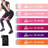 LEZER Resistance Loop Bands for Exercise Workout Elastic Band Stretch Home Gym Fitness Strength Training Physical Therapy Yoga Women Men with Instruction and Carry Bag Set of 6
