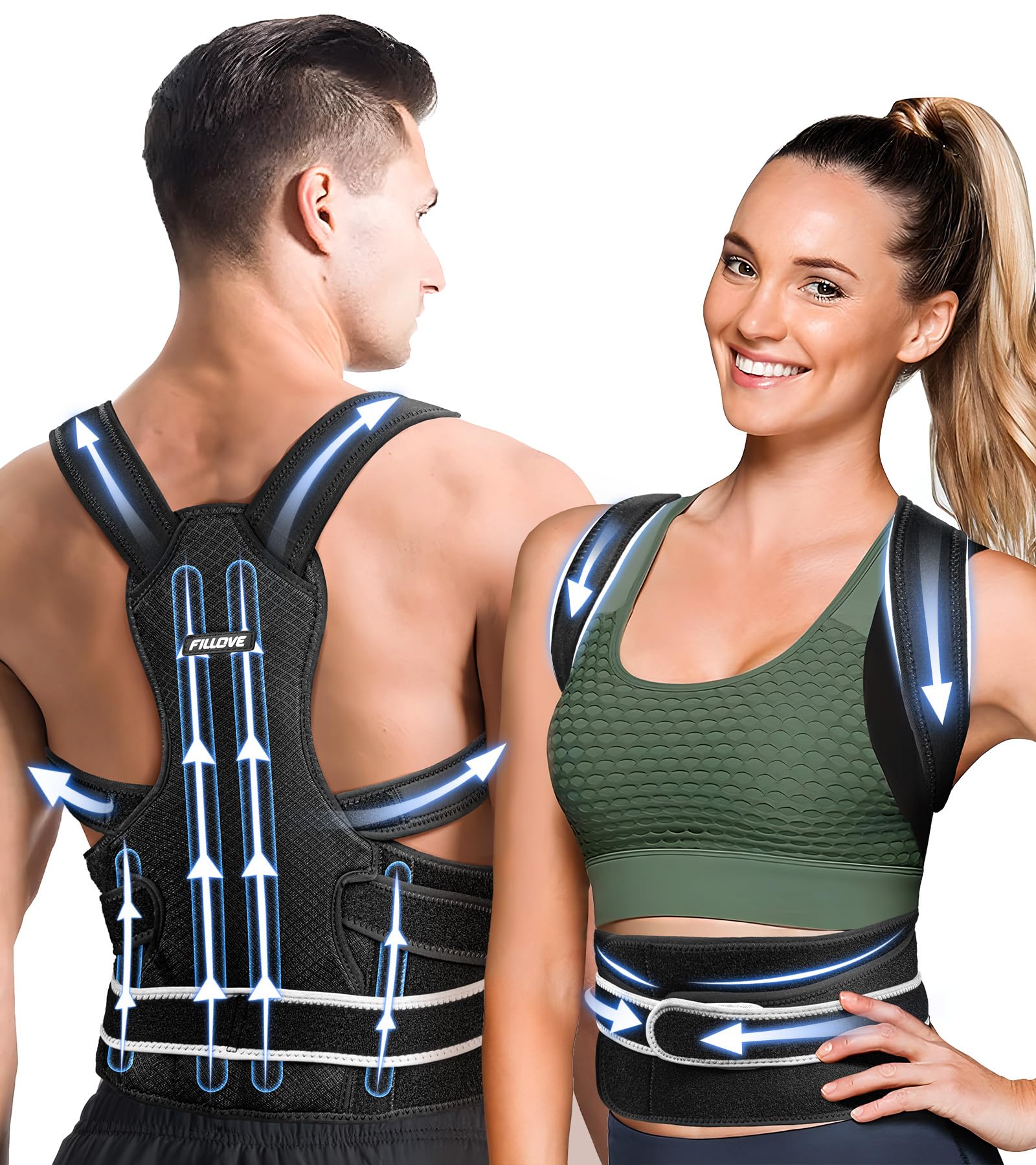 MagnaBack 4X Magnetic Posture Brace