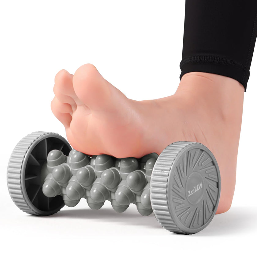 ZanLLW Foot Roller Massager for Plantar Fasciitis Relief Manual Deep Tissue Foot Massager for Circulation Pain Relief Reflexology Trigger Point Therapy Foot Massage Roller for Arch Heel Recovery