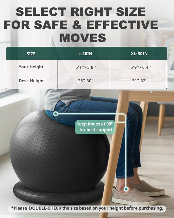 ActiveFit Balance Ball Chair
