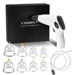 COOBST Cupping kit for Massage Therapy Profession Cupping Set with Electric Cupping Guasha Pump Cupping Therapy Set with 8pcs High Temp and High Pressure Resistant Vacuum Suction Cups for Cellulite