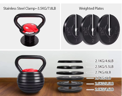 Adjustable Kettlebell Set — All-in-One Weight System