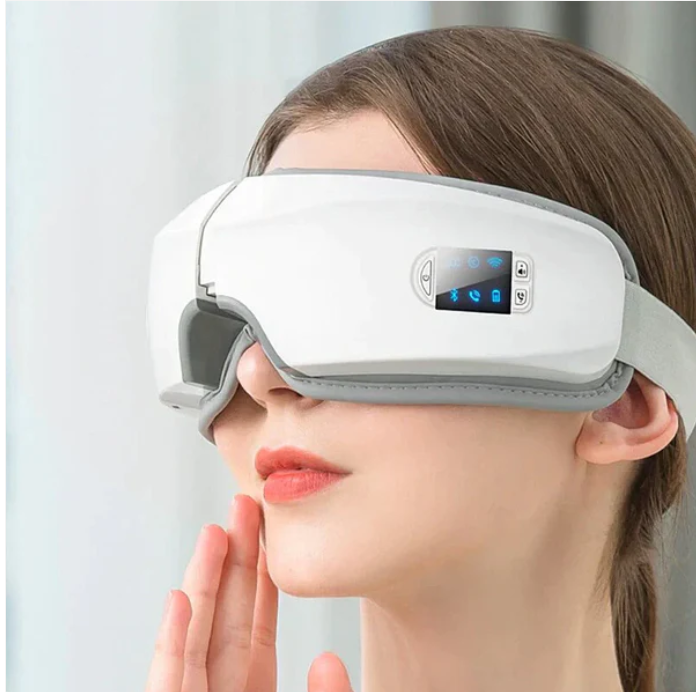Heated Eye Massager with Bluetooth Music & Air Compression