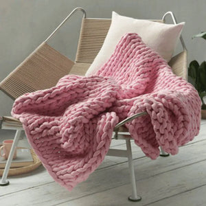Hand-Woven Weighted Blanket — Cooling Calm & Sleep