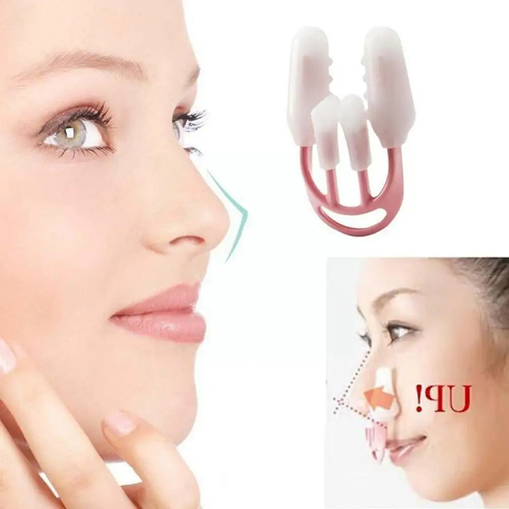 Frienda Nose Clip Nose up Lifting Clips Nose Lifters Beauty Clips Silicone Nose Bridge Slimming Clips Nose Massagers Tools for Women
