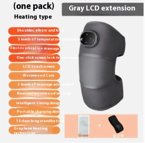 Heated Knee Massager — Warmth & Vibration Relief